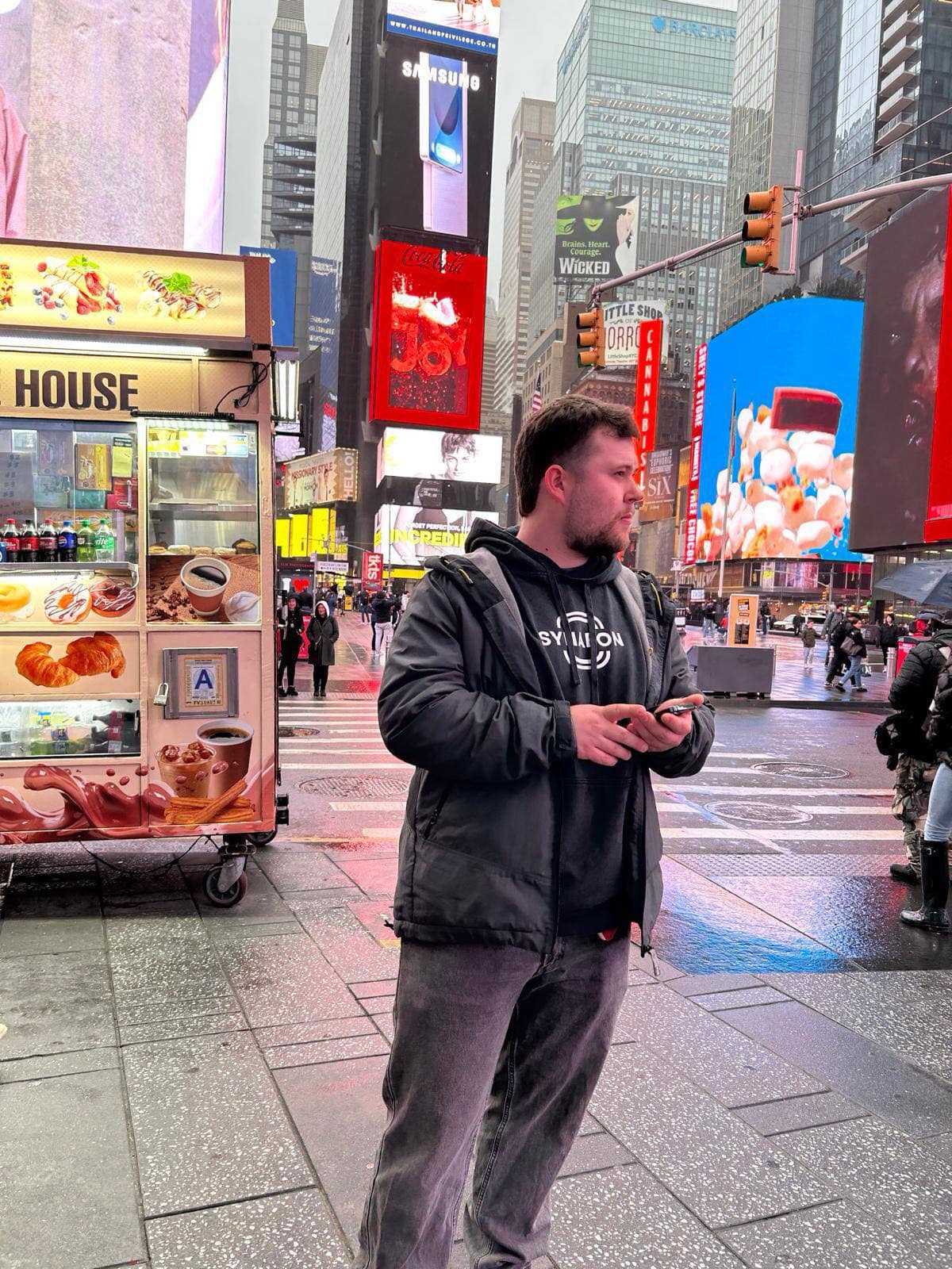 Synaeon in Times Square